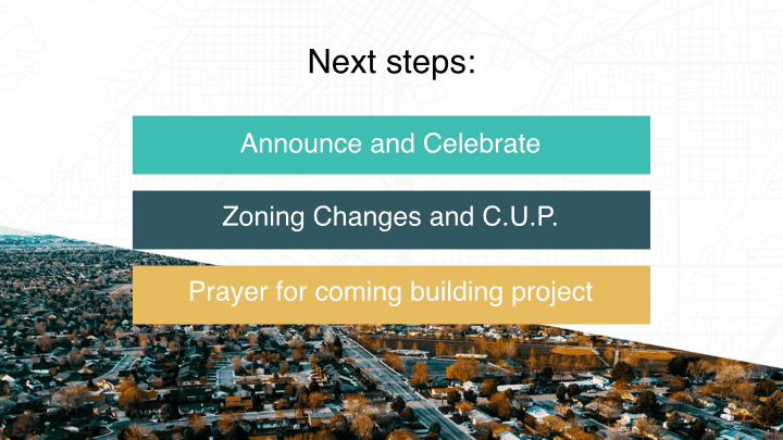 Open land at the Refresh Church site